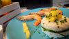 Riso Basmati, mazzancolle, cuore di ananas ed erba cipollina 