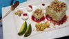 Pudding di Riso Basmati con mango, fragole e meringhe 