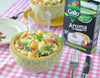 Insalata di riso Basmati con melone e prosciutto crudo 