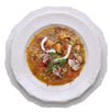 foto ricetta Minestra di riso con pancetta, cozze e seppie allo zafferano 