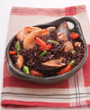 foto ricetta Insalata di riso nero con frutti di mare 