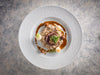 BEEF WITH WILD MUSHROOM RISOTTO, BABY TURNIPS & RED WINE JUS 