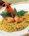 foto ricetta Riso con gamberi di fiume, zafferano e punte d'ortica 