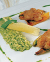 foto ricetta Risotto di aglio orsino e animelle di vitello 