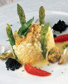 foto ricetta Riso agli asparagi, vongole e caviale 