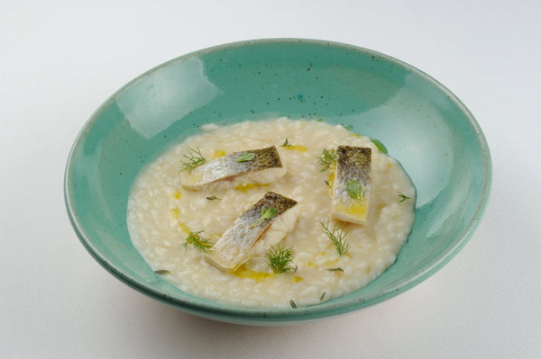 Risotto ai limoni del Lago di Garda e filetto di lucioperca