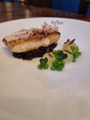 HAKE BLACK RICE RISOTTO WITH GINGER AND MELON 