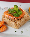 STEINPILZ-RISOTTO MIT GARNELEN UND MINZE 