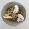 MUSHROOM, MISO, FENNEL AND PEA RISOTTO 