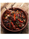 CAILLES RÔTIES, CHORIZO ET RIZ ROUGE 