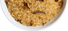 Risotto ai funghi con caffè, lenticchie e noci 