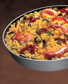 Arroz de verduras y gambas 