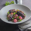 RED RICE WARM SALAD WITH BBQ RADICCHIO AND HONEY GLAZED RADISHES 