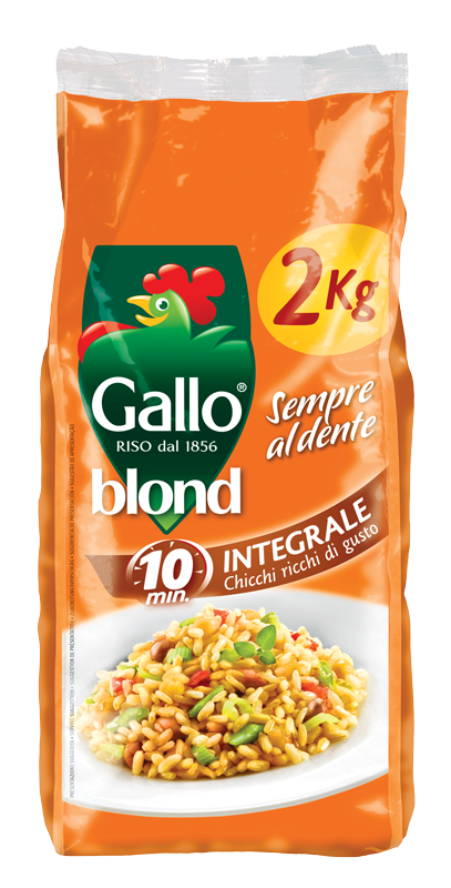 riso integrale blond 2 kg gallo 