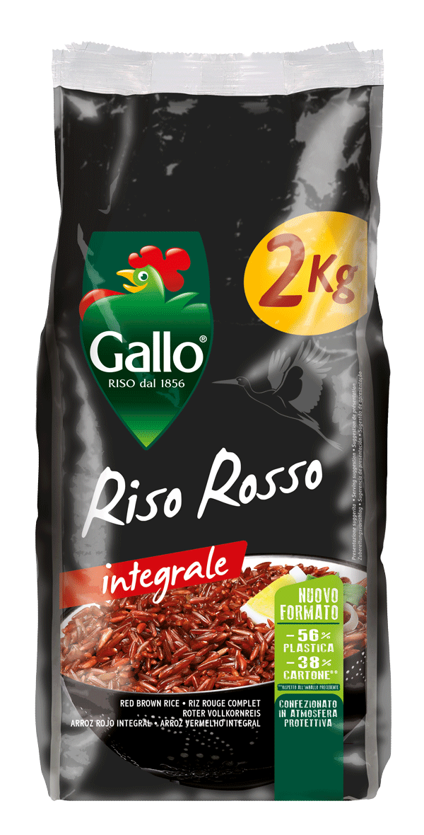 riso rosso integrale 2 kg gallo 