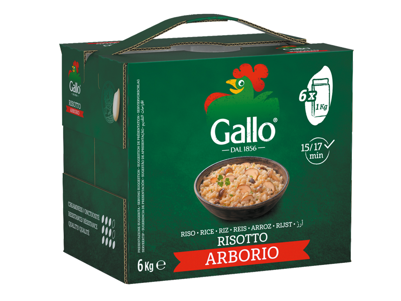 risotto arborio 6 kg gallo 